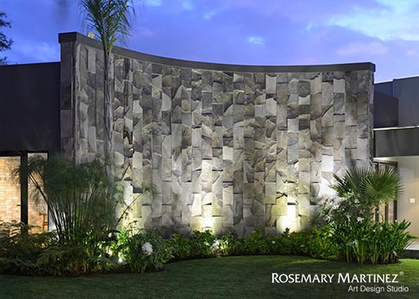 Rosemary Martinez Casa Asunción Muro Jardín